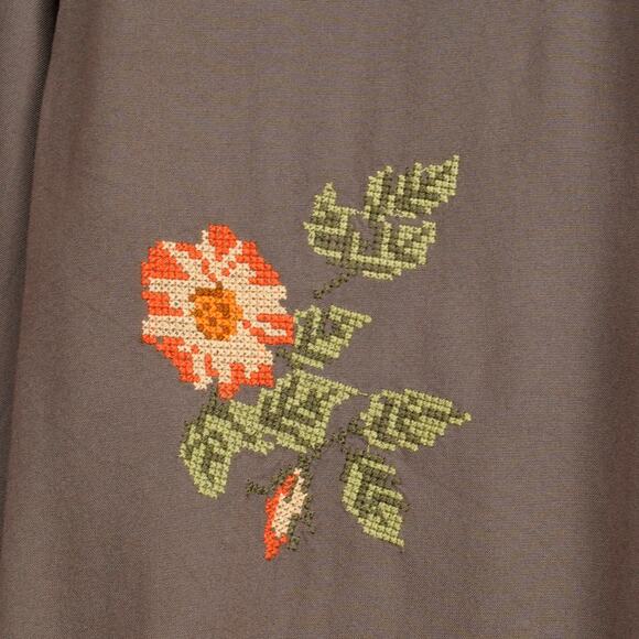 Native Youth STUBBS FLORAL EMBROIDERED ECOVERO VISCOSE SHIRT L - Picture 7 of 12